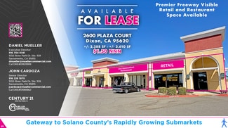 Plus de détails pour 2600 Plaza Ct, Dixon, CA - Local commercial à louer