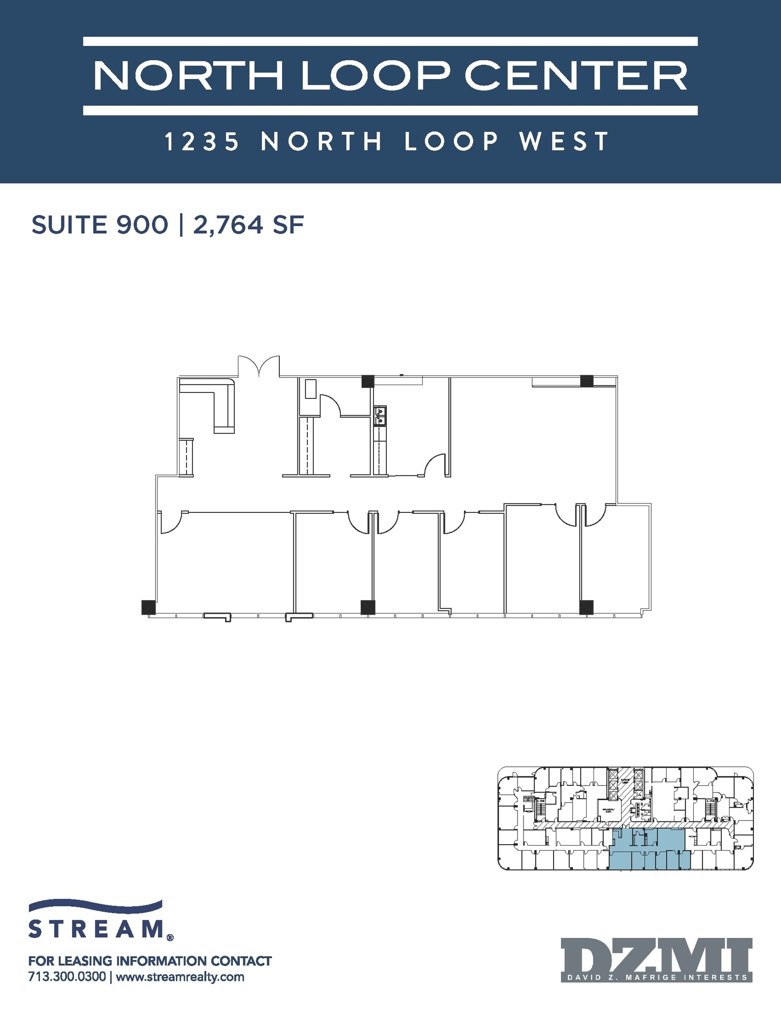 1235 North Loop W, Houston, TX à louer Plan d’étage– Image 1 sur 1