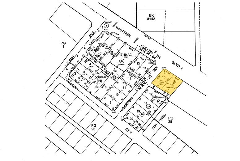 13710 Whittier Blvd, Whittier, CA à louer - Plan cadastral – Image 2 sur 5