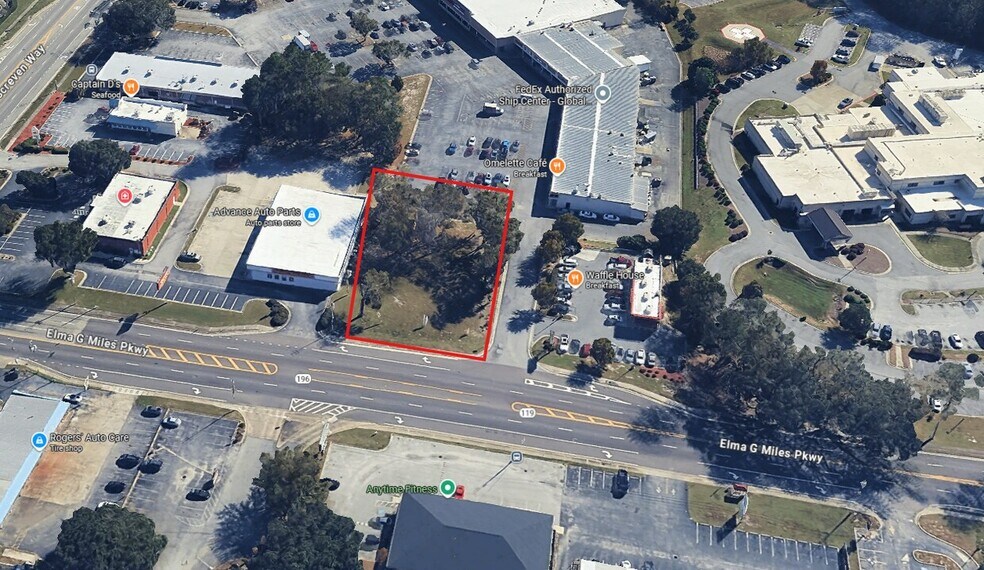 440 Elma G Miles Pky, Hinesville, GA à vendre - Aérien – Image 3 sur 5