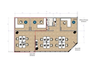 543 Encinitas Blvd, Encinitas, CA à louer Plan d’étage– Image 2 sur 3
