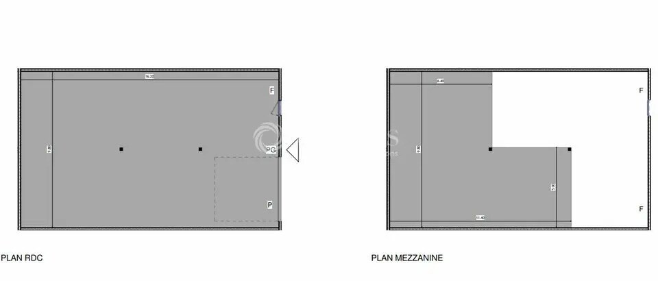 Local d'activités dans SAINT-GEORGES-D'ORQUES à vendre - Plan d’étage – Image 2 sur 8