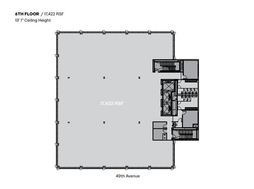 25- 11 49th Ave, Long Island City, NY à louer Plan d’étage– Image 1 sur 1