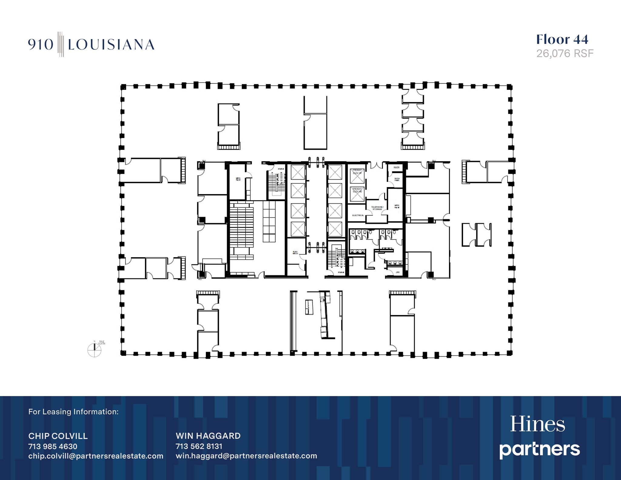 910 Louisiana St, Houston, TX à louer Plan d’étage– Image 1 sur 1