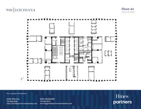 910 Louisiana St, Houston, TX à louer Plan d’étage– Image 1 sur 1