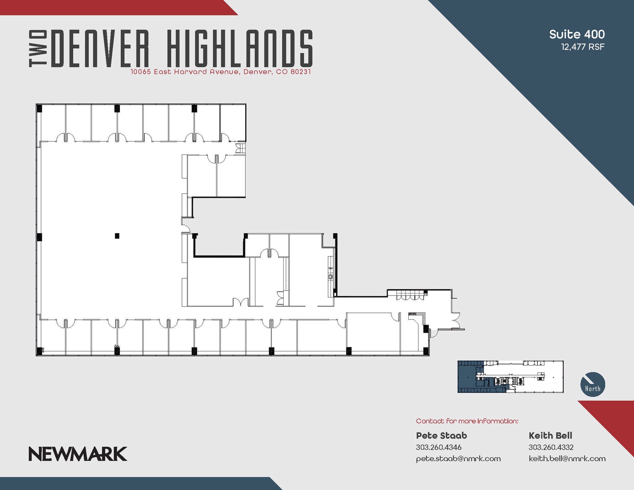 10375 E Harvard Ave, Denver, CO à louer Plan d’étage– Image 1 sur 1
