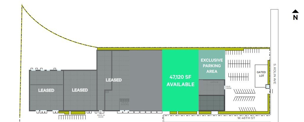 4532 S Kolin Ave, Chicago, IL à louer Plan d’étage– Image 1 sur 1