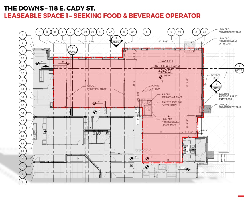 118 E Cady St, Northville, MI à louer Plan d’étage– Image 1 sur 1