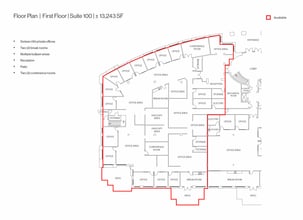 5441 Kietzke Ln, Reno, NV à vendre Plan d’étage– Image 1 sur 4