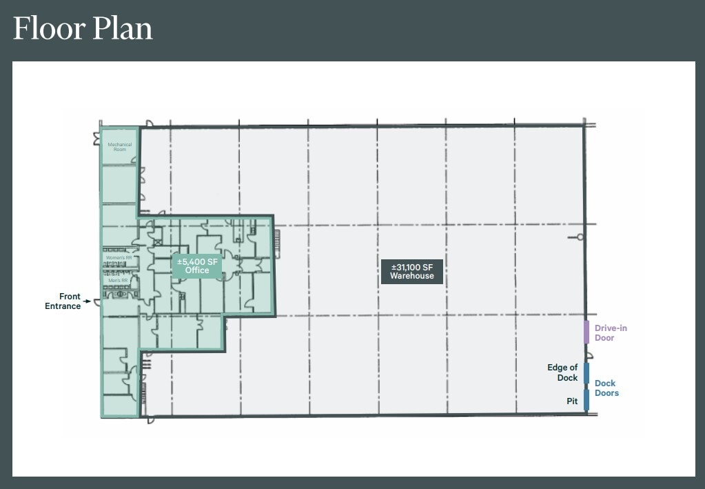 900 E C St, Butner, NC à louer Plan d’étage– Image 1 sur 1
