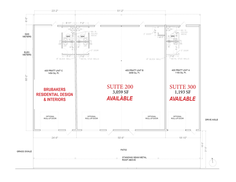 403-407 Pratt Ave NE, Huntsville, AL à louer - Plan d’étage – Image 2 sur 3