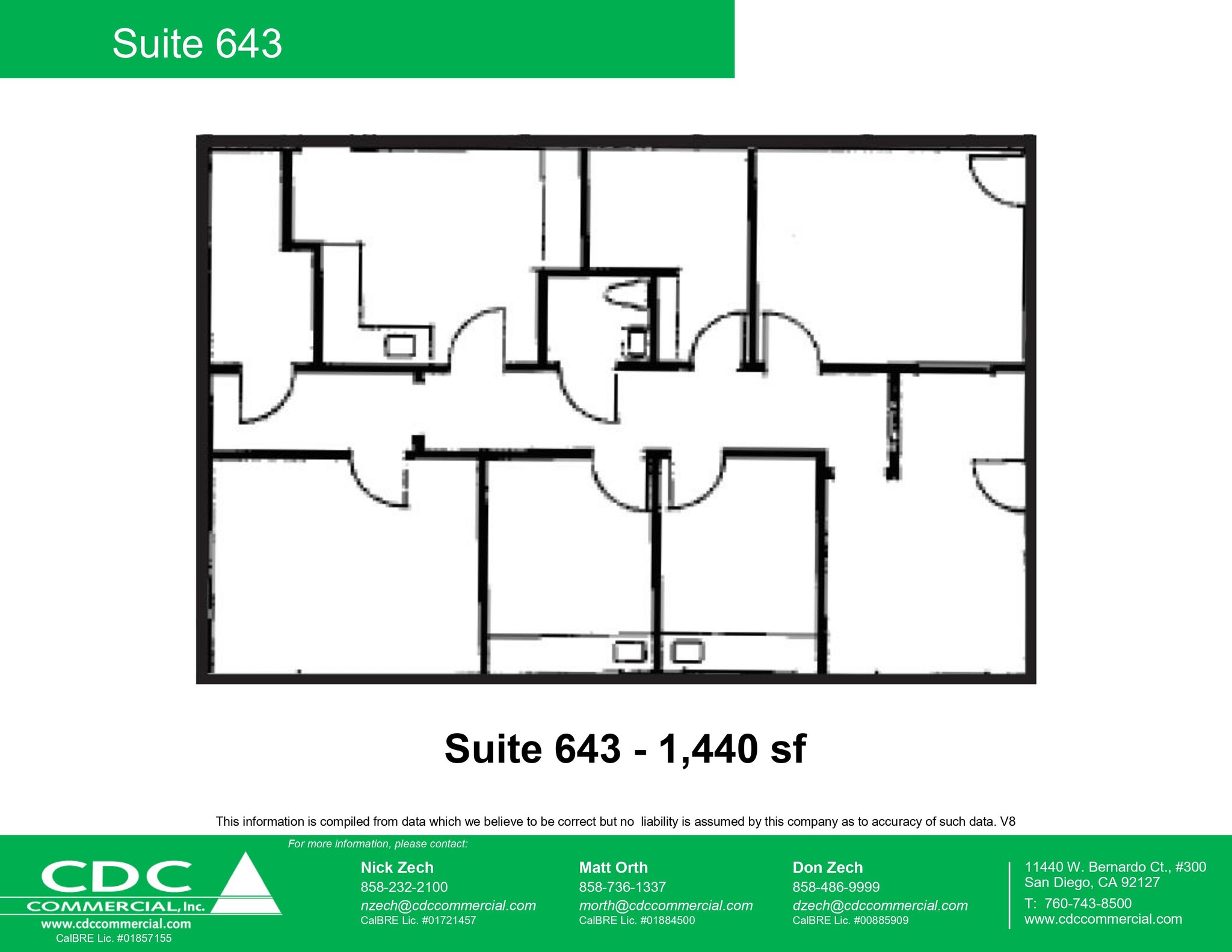 625-645 E Grand Ave, Escondido, CA à louer Plan d’étage type– Image 1 sur 1