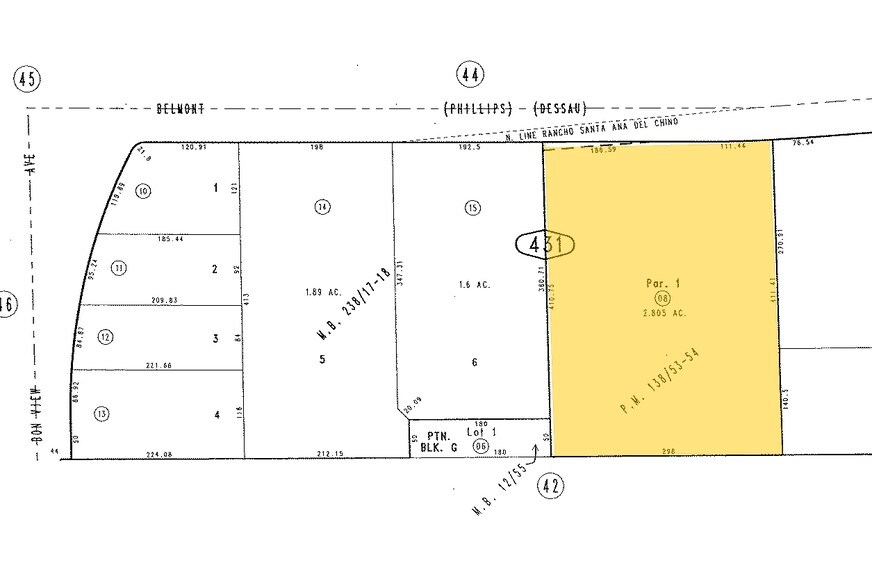 1010 E Belmont St, Ontario, CA à vendre - Plan cadastral – Image 2 sur 12
