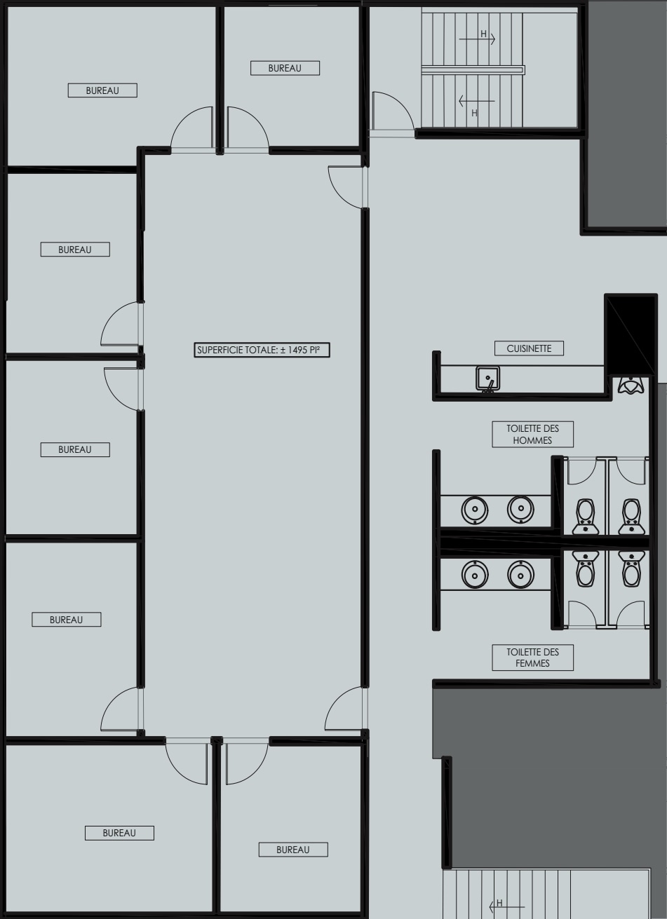 3200 Rue 2E, Longueuil, QC à louer Plan d’étage– Image 1 sur 1