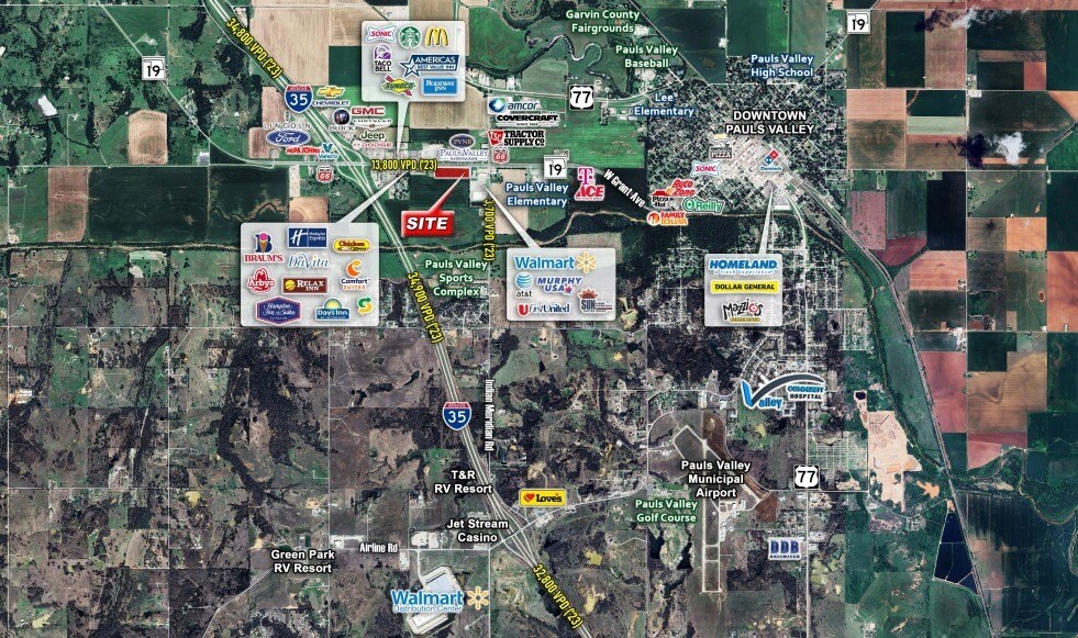 2008 W Grant Ave, Pauls Valley, OK à vendre Photo principale– Image 1 sur 4