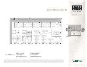 5775 DTC Blvd, Greenwood Village, CO à louer Plan de site– Image 1 sur 1