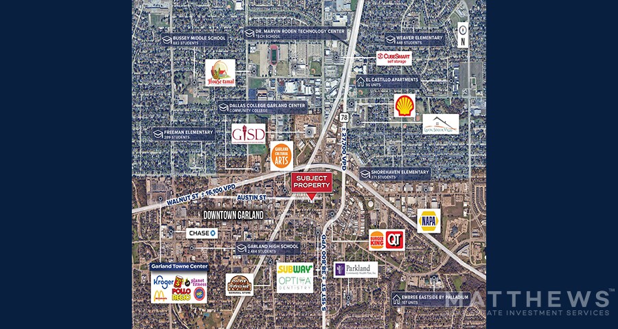 209-211 Austin St, Garland, TX à louer - Photo de l’immeuble – Image 3 sur 3