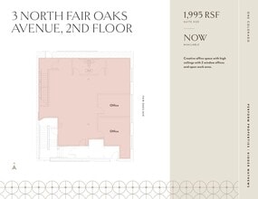 61-75 W Colorado Blvd, Pasadena, CA à louer Plan d’étage– Image 1 sur 1