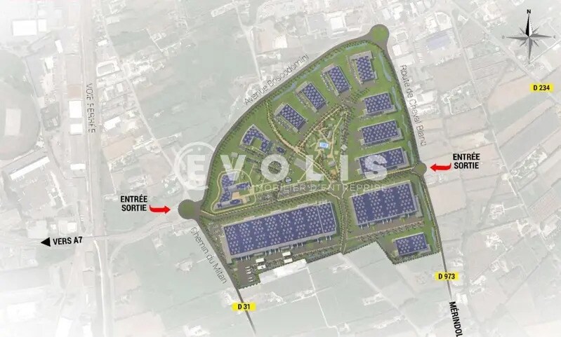 Terrain dans Cavaillon à vendre - Plan de site – Image 2 sur 4