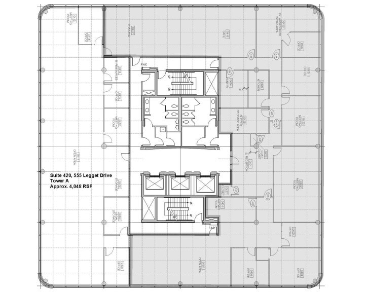 555 Legget Dr, Ottawa, ON à louer Plan d’étage– Image 1 sur 1