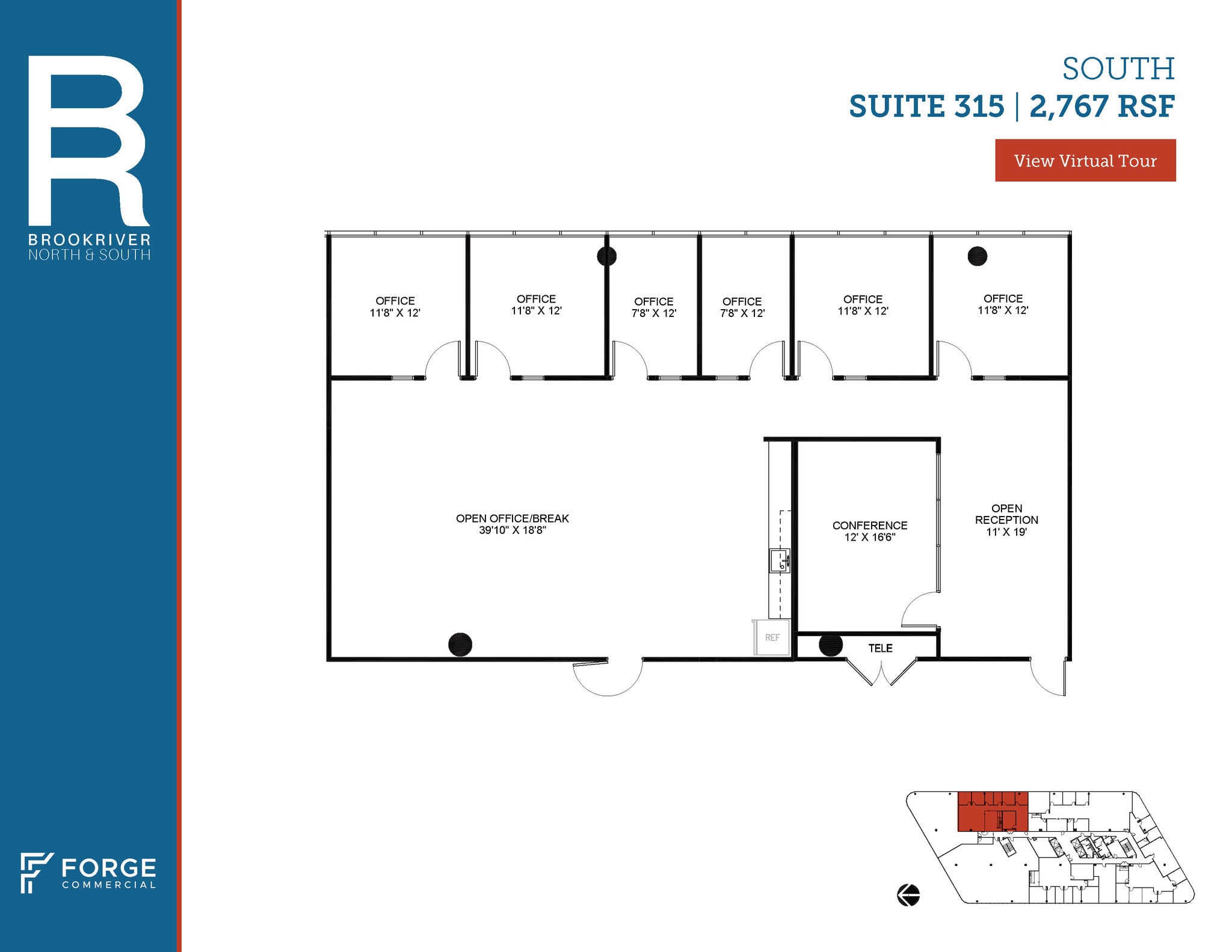 8200 Brookriver Dr, Dallas, TX à louer Plan d’étage– Image 1 sur 6