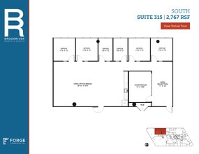 8200 Brookriver Dr, Dallas, TX à louer Plan d’étage– Image 1 sur 6