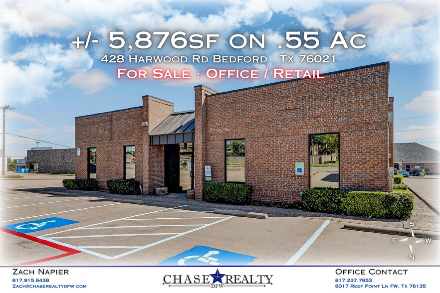 428 Harwood Rd, Bedford, TX à vendre - Photo de l’immeuble – Image 2 sur 17
