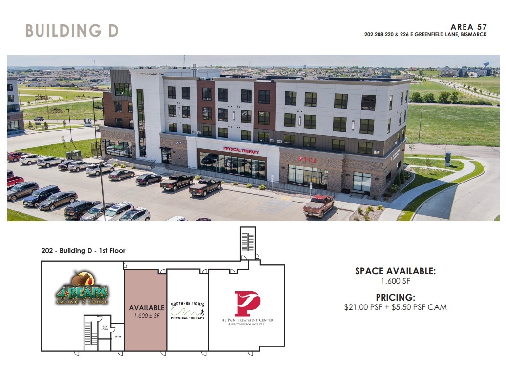202 E Greenfield Ln, Bismarck, ND à louer Plan d’étage– Image 1 sur 1