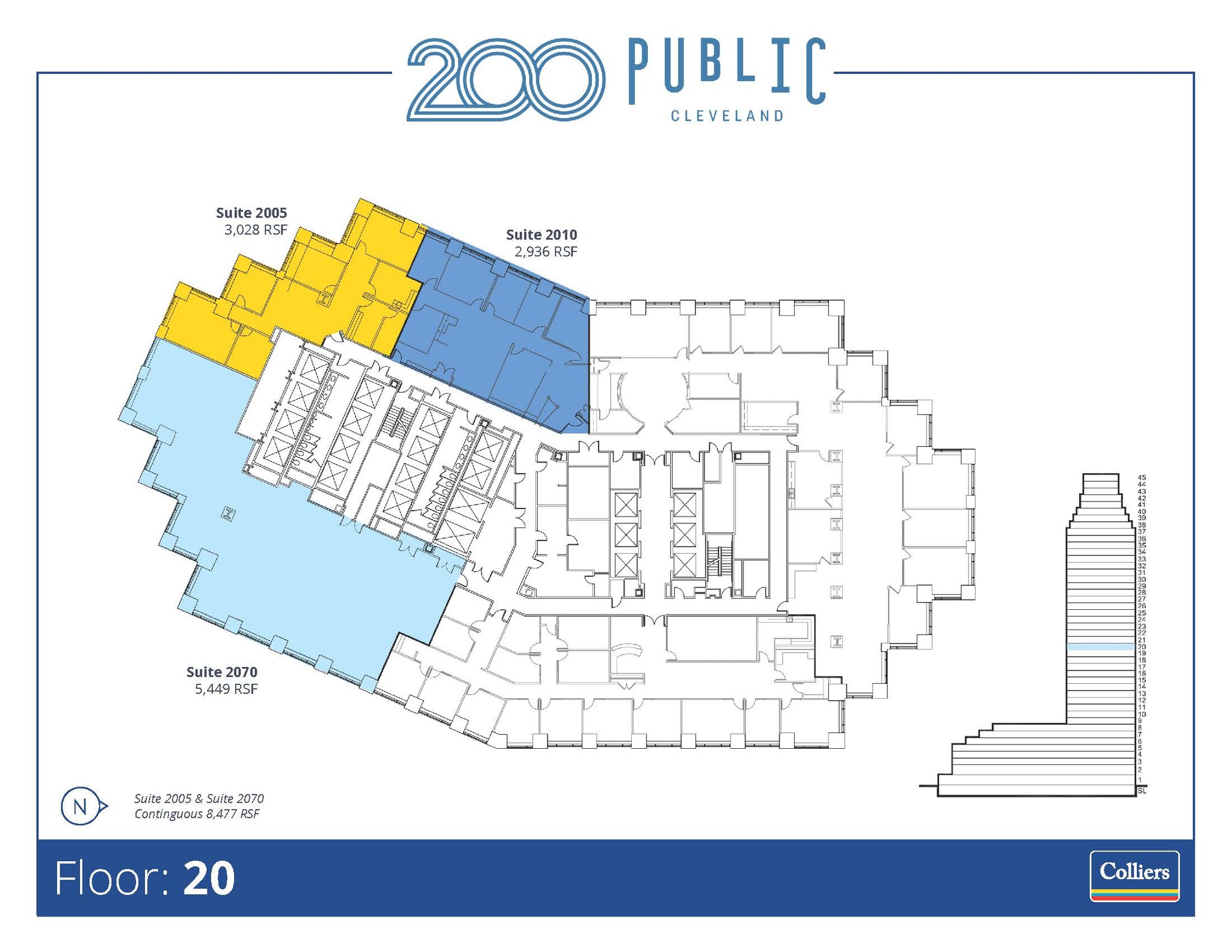 200 Public Sq, Cleveland, OH à louer Plan d’étage– Image 1 sur 1