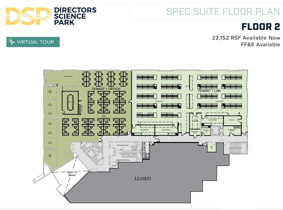 4930 Directors Pl, San Diego, CA à louer Plan d’étage– Image 1 sur 1