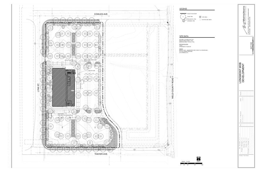 SEC Cowles Ave & Lynx St, Longmont, CO à louer - Plan de site – Image 1 sur 6