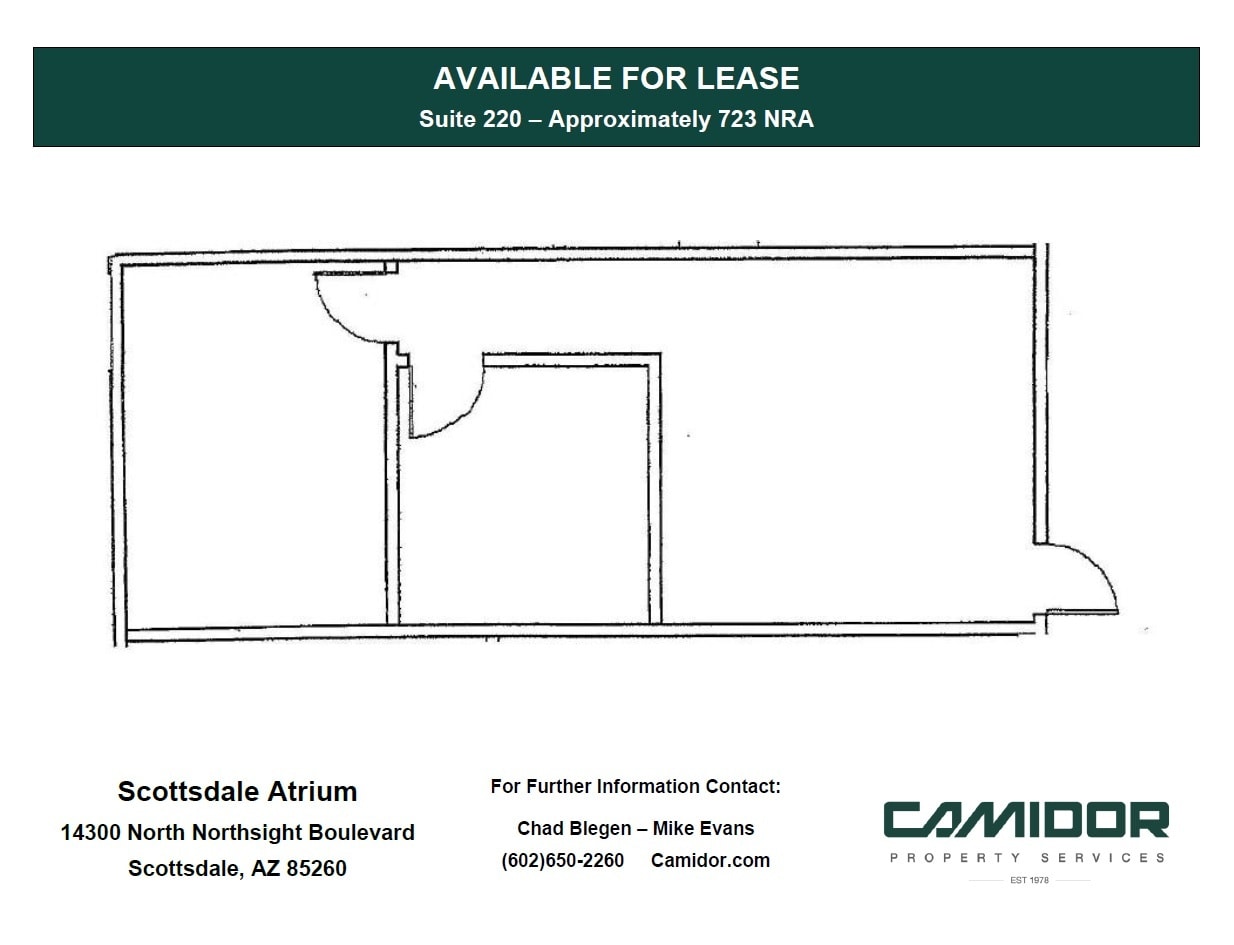 14300 N Northsight Blvd, Scottsdale, AZ à louer Plan d’étage– Image 1 sur 1