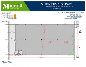 4820 Seton Dr, Baltimore, MD à louer Plan d’étage– Image 1 sur 1