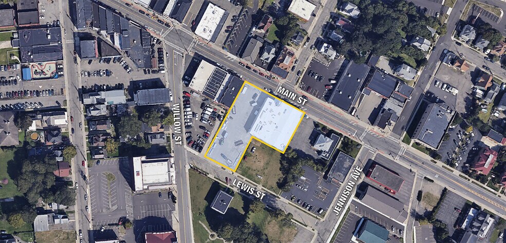 200-210 Main St, Johnson City, NY à vendre - Aérien – Image 3 sur 3