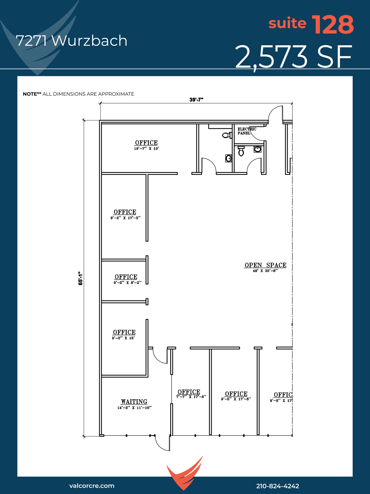 7271 Wurzbach Rd, San Antonio, TX à louer Plan de site– Image 1 sur 1