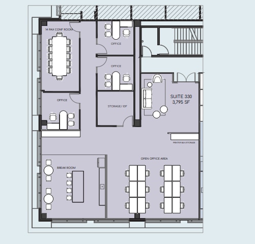 3003 Oak Rd, Walnut Creek, CA à louer Plan d’étage– Image 1 sur 1