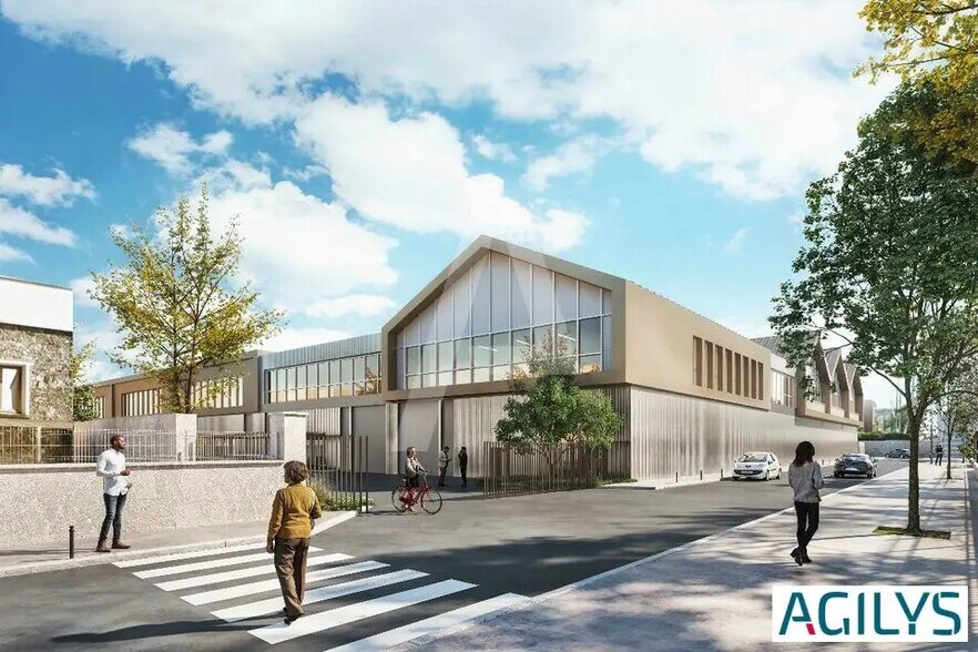Local d’activités dans Ivry-sur-Seine à louer - Photo de l’immeuble – Image 1 sur 2