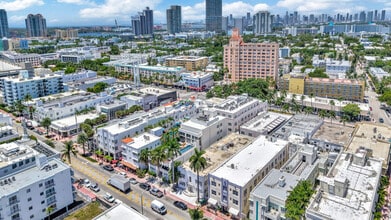 826 Collins Ave, Miami Beach, FL - VUE AÉRIENNE  vue de carte