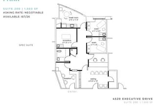 4520 Executive Dr, San Diego, CA à louer Plan d’étage– Image 1 sur 1