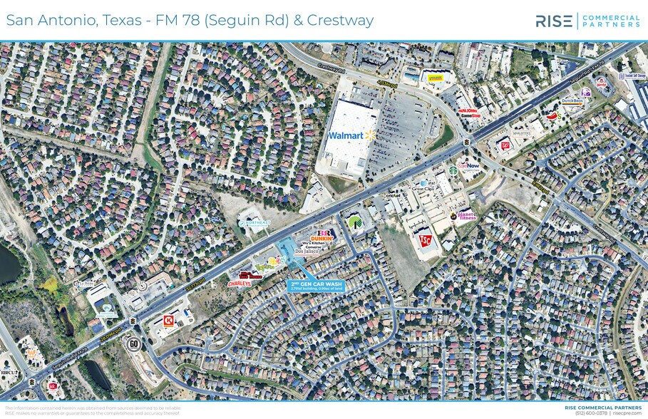 8242 Fm-78, San Antonio, TX à louer - Aérien – Image 2 sur 7