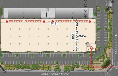 NWC of Cooper Rd & Queen Creek Rd, Chandler, AZ à louer Plan de site– Image 1 sur 1
