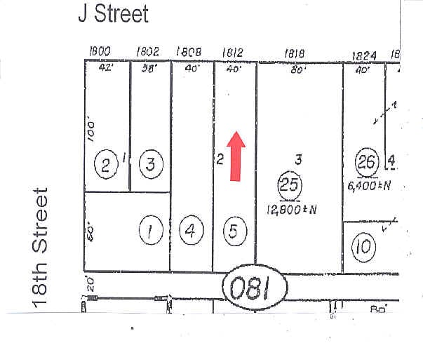 1812 J St, Sacramento, CA à vendre - Plan cadastral – Image 3 sur 13