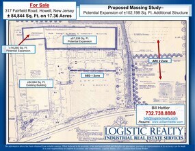 317 Fairfield Rd, Howell, NJ à louer Plan de site– Image 1 sur 1