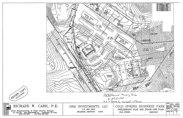 US 27 & Windsor Drive, Cold Spring, KY à vendre - Plan de site – Image 2 sur 2