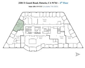 3281 E Guasti Rd, Ontario, CA à louer Plan d’étage– Image 1 sur 1