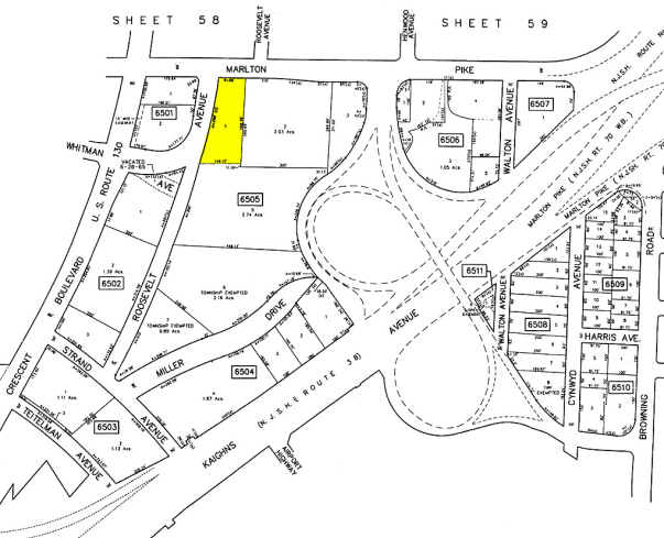 4040 Marlton Pike, Pennsauken, NJ à louer - Plan cadastral – Image 2 sur 3