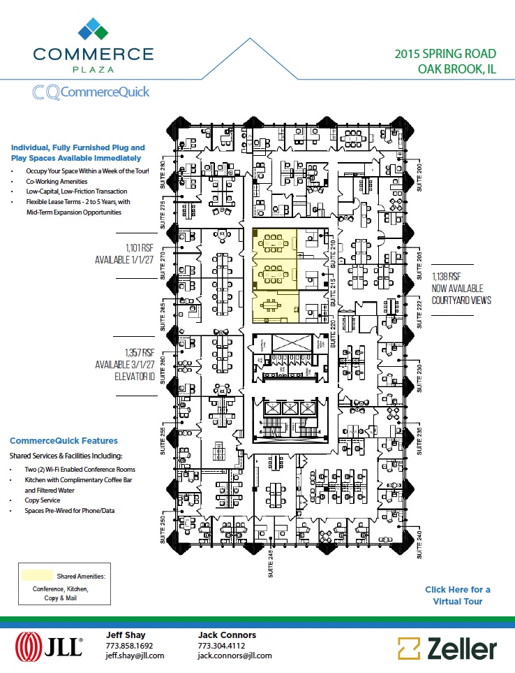 2015 Spring Rd, Oak Brook, IL à louer Plan d’étage– Image 1 sur 1