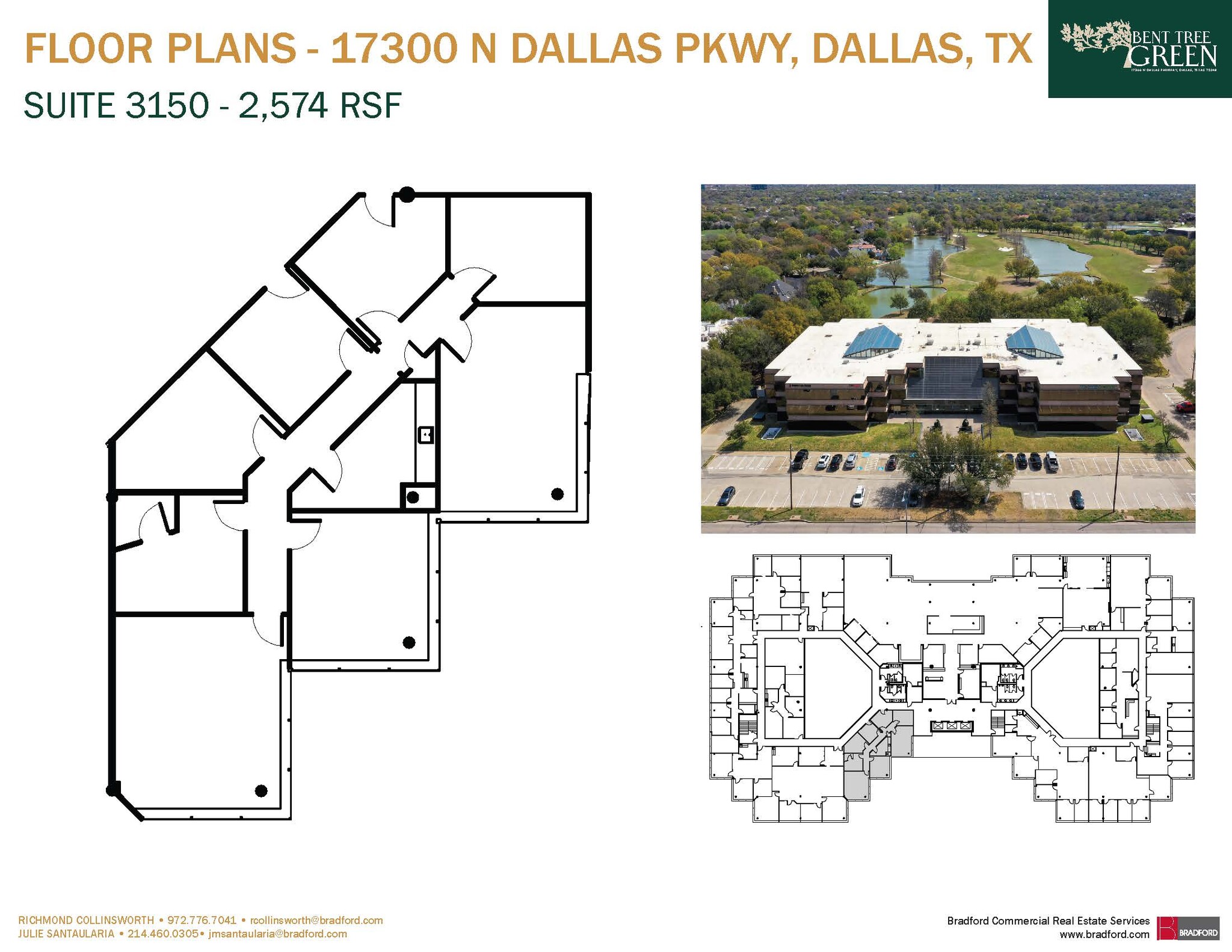 17300 N Dallas Pky, Dallas, TX à louer Plan d’étage– Image 1 sur 1