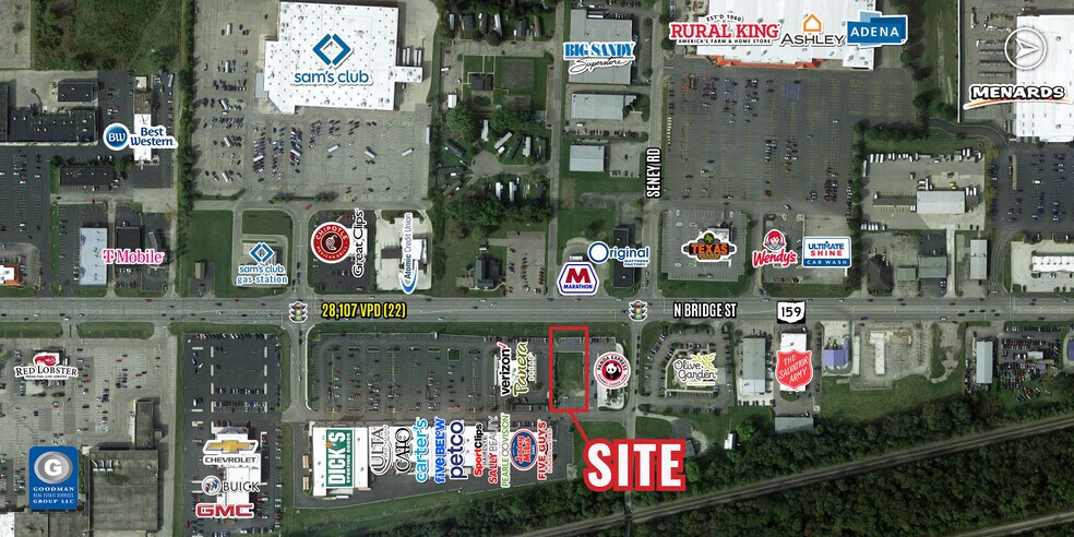 1251 N Bridge St, Chillicothe, OH à louer - Aérien – Image 3 sur 6