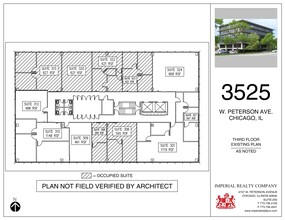 3525 W Peterson Ave, Chicago, IL à louer Plan de site– Image 1 sur 1